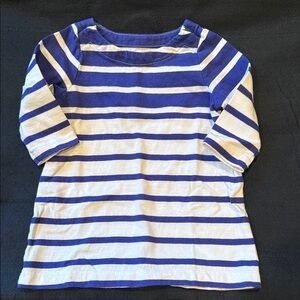 Baby Gap Blue and White Striped Kids Shirt